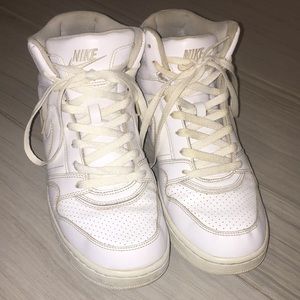 WHITE MENS NIKE AIR HIGHTOPS